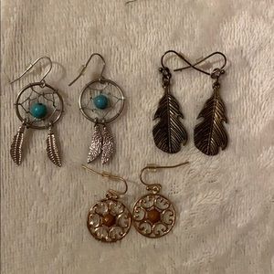 3 pairs Boho Earrings